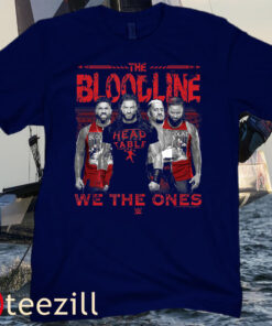 WWE The Bloodline We The Ones Photo Group Shot Tee Shirt