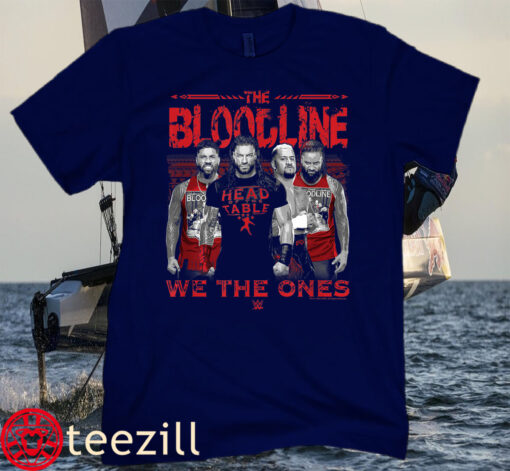 WWE The Bloodline We The Ones Photo Group Shot Tee Shirt