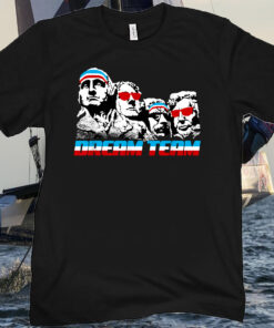 Dream Team Presidents Mount Rushmore 4th of July Tee Shirts