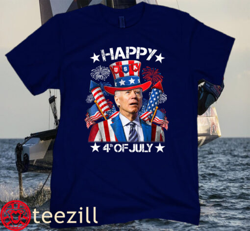 Joe Biden America Flag Shirt Happy 4th Of July Tee Shirt