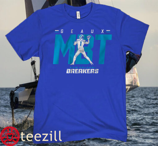 New Orleans Breakers McLeod Bethel-Thompson USFL Tee Shirt