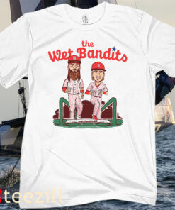 White The Wet Bandits PHL Tee Shirt