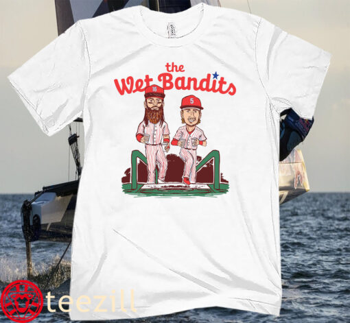 White The Wet Bandits PHL Tee Shirt