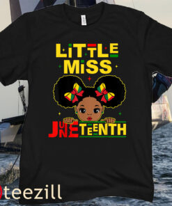 USA Juneteenth Celebrating 1865 Cute Black Girls Kids Young Shirt