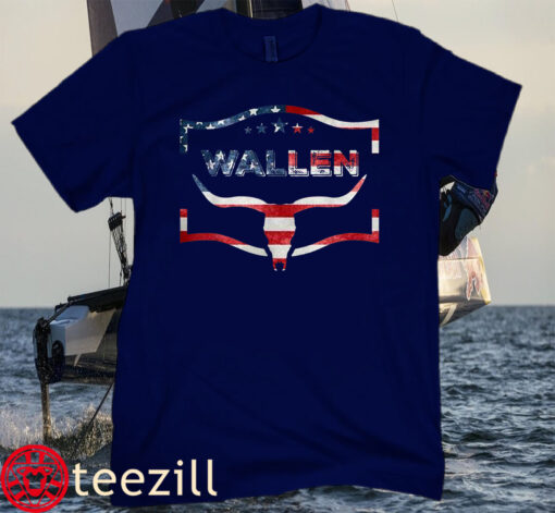 Wallen American Flag 4th July Patriotic Wallen Tee Shirt
