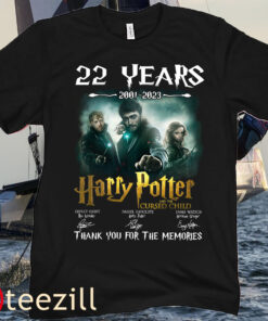 22 Years 2001-2023 Harry Potter Signatures Posters Shirt