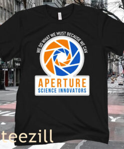Aperture Science Innovators Logo Premium Tee Shirt