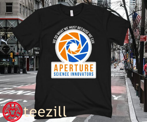 Aperture Science Innovators Logo Premium Tee Shirt