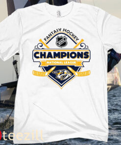 Champions Nashville Predators ice hockey Fantasy NHL Tee Shirt