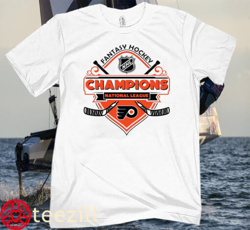 Champions Philadelphia Flyers ice hockey Fantasy NHL Tee Shirt
