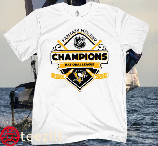 Champions Pittsburgh Penguins ice hockey Fantasy NHL Tee Shirt