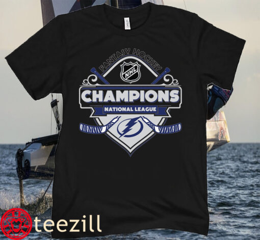 Champions Tampa Bay Lightning ice hockey Fantasy NHL Tee Shirt