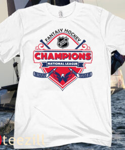Champions Washington Capitals ice hockey Fantasy NHL Tee Shirt