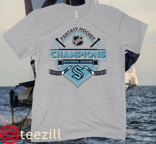 Champions Seattle Kraken ice hockey Fantasy NHL Tee Shirt