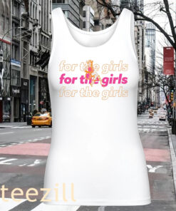 FOR THE GIRLS COWGIRL CROPPED WOMEN'S TANK SHIRT