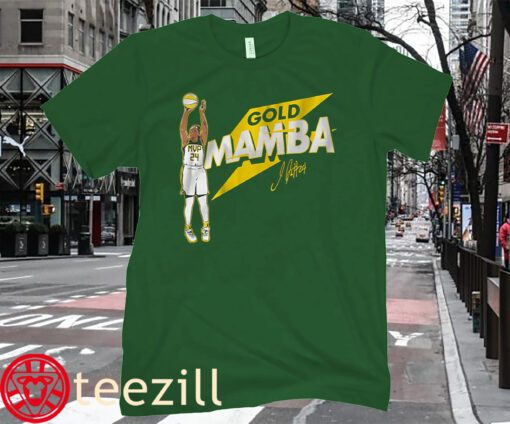Jewell Loyd Gold Mamba WNBPA Tee Shirt