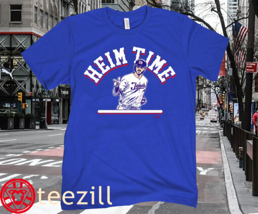 Jonah Heim Time Tee Shirt Texas Rangers Baseball