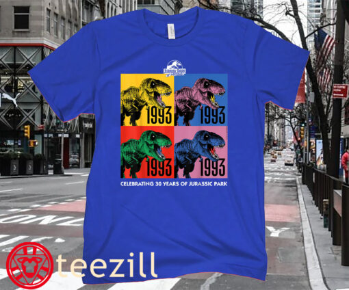 Jurassic Park 30th Anniversary 30 Years Tee Gift For Kids Shirts