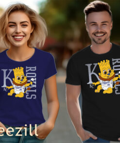 Licensed Kansas City Royals Royal Mascot Tee Shirt