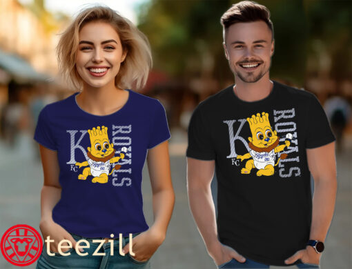 Licensed Kansas City Royals Royal Mascot Tee Shirt