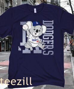 Licensed Los Angeles Dodgers Royal Mascot Tee Shirt