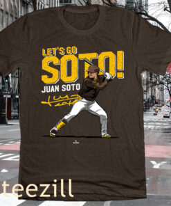 MLB Let's Go Juan Soto Shirt San Diego Baseball Tee