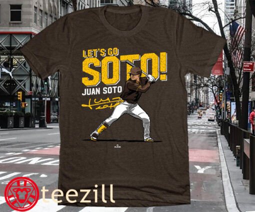 MLB Let's Go Juan Soto Shirt San Diego Baseball Tee