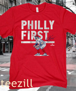 Philly First Shirt - Bryce Harper MLBPA Licensed