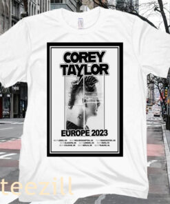 Posters Corey Taylor Tour Europe 2023 Shirt