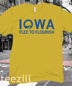 Raygun Iowa Flee To Flourish Premium Tee Shirt