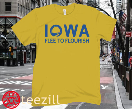 Raygun Iowa Flee To Flourish Premium Tee Shirt