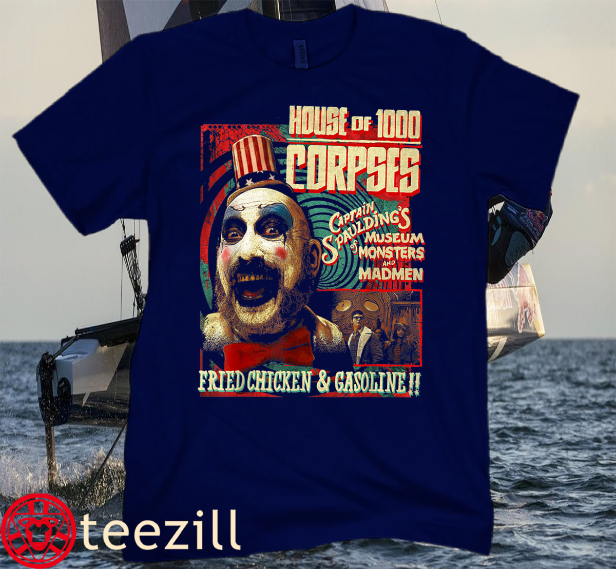 Rob Zombie – Captain Spaulding Museum Posters Tee Shirt - teezill