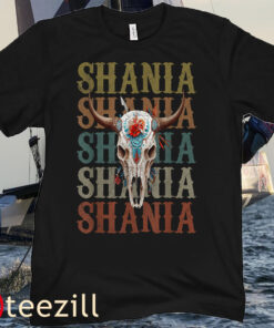 Shania Vintage Retro Shania Tee Shirt
