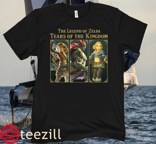 The Legend of Zelda Tears Of The Kingdom Main Trio Tee Shirt