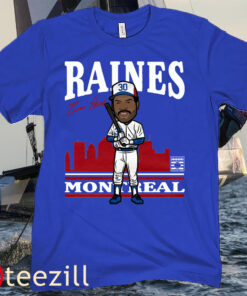 Tim Raines Montreal Baseball Tee Shirt