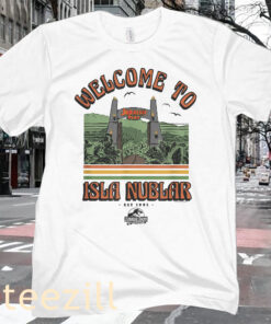 Welcome to Isla Nublar Jurassic Park 30th Anniversary Shirt