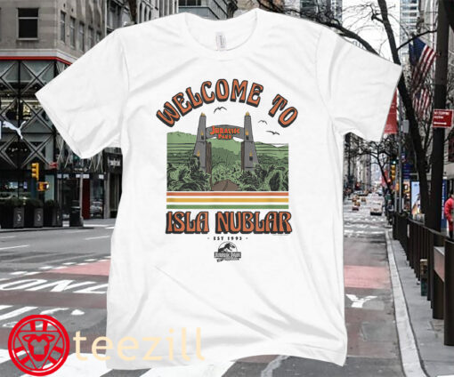Welcome to Isla Nublar Jurassic Park 30th Anniversary Shirt