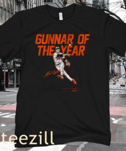 Gunnar of the Year Shirt Gunnar Henderson Baltimore Orioles Tee