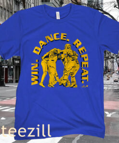 Win. Dance. Repeat. Retro Seattle Baseball Shirt, For Loves Baseball