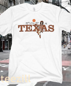 USA Texas Cowgirl Poster T-Shirt