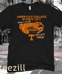 America's College Sports City Tennessee Tee Shirt