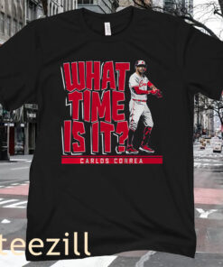 Carlos Correa Minnesota What Time Is It Shirt