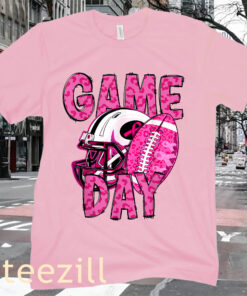 Game Day Tee Pink Breast Cancer Shirt