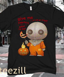 Horror And Pumpkin Give Me Something Good To Eat Shirt