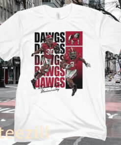 Kendall Milton And Daijun Dawgs Running Back University Tee Shirt