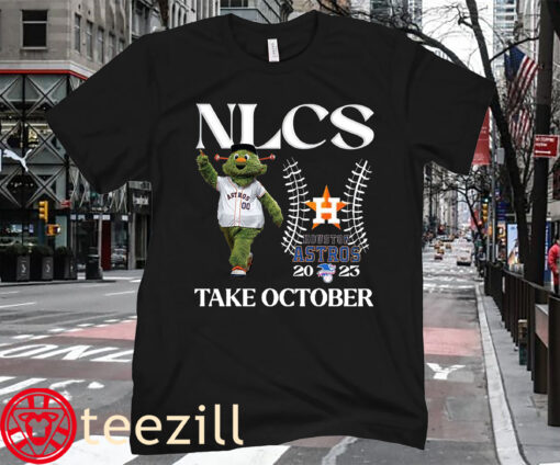 Logo Houston Astros Mascot NLCS Tee Shirt