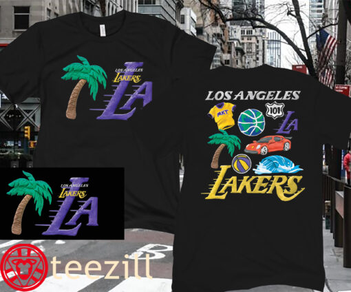 Los Angeles Lakers Nba Claymation T-shirt