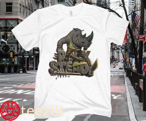 Mutant Ninja Turtles Mayhem Rock Steady Poster T-Shirt