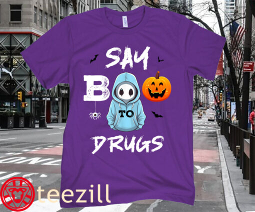 Say Boo To Drugs Halloween Red Ribbon Shirt