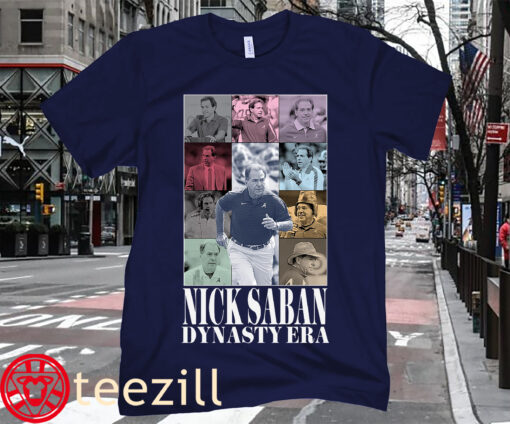 The Posters Nick Saban Dynasty The Eras Tour Tee Shirt